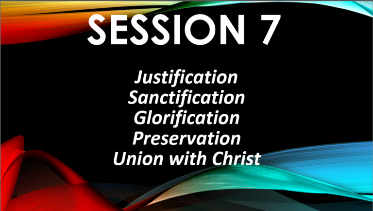 The Vocabulary of Salvation – Seventh Session